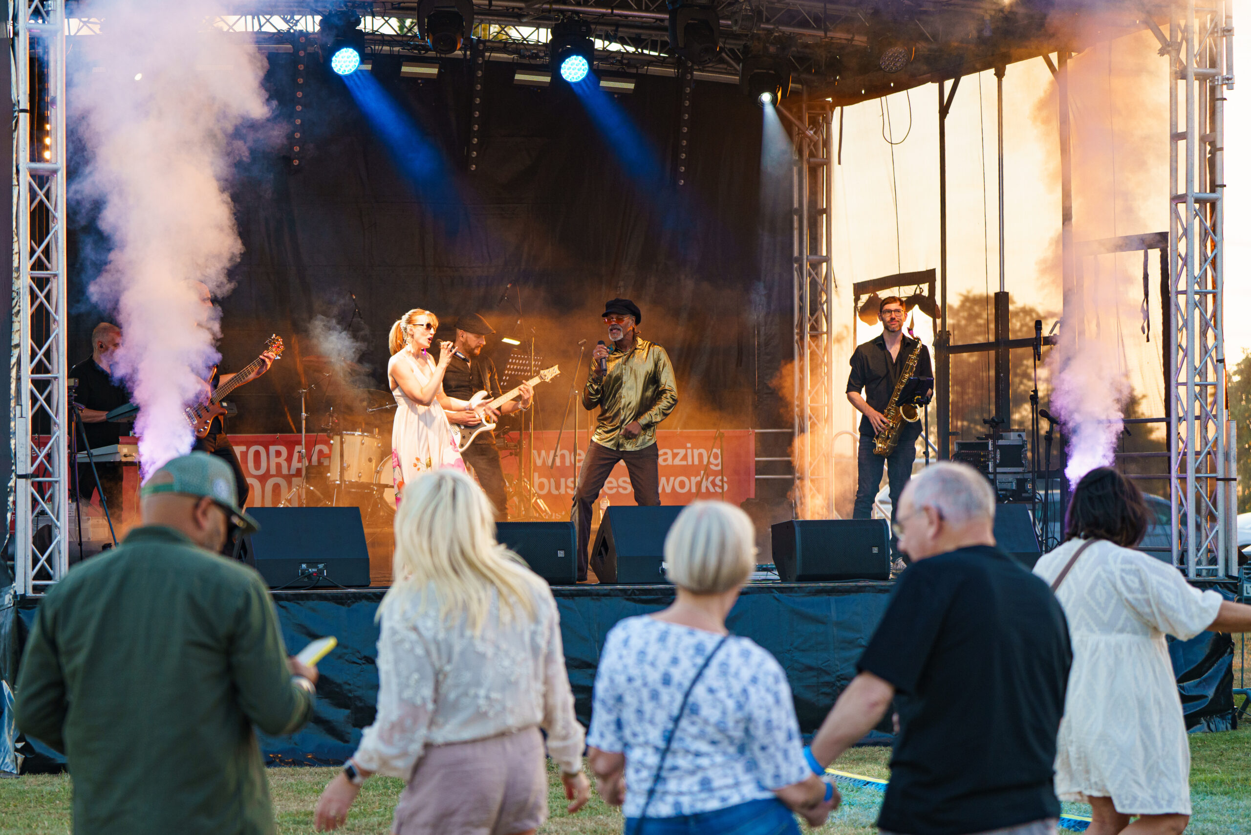 Outdoor live music festival