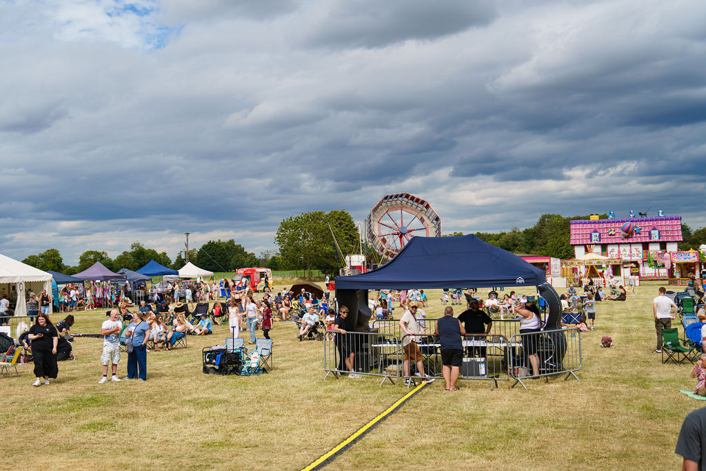 Langtoft Festival crowd