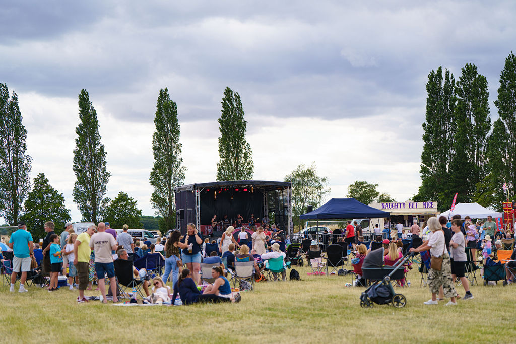 Live entertainment at Langtoft Festival