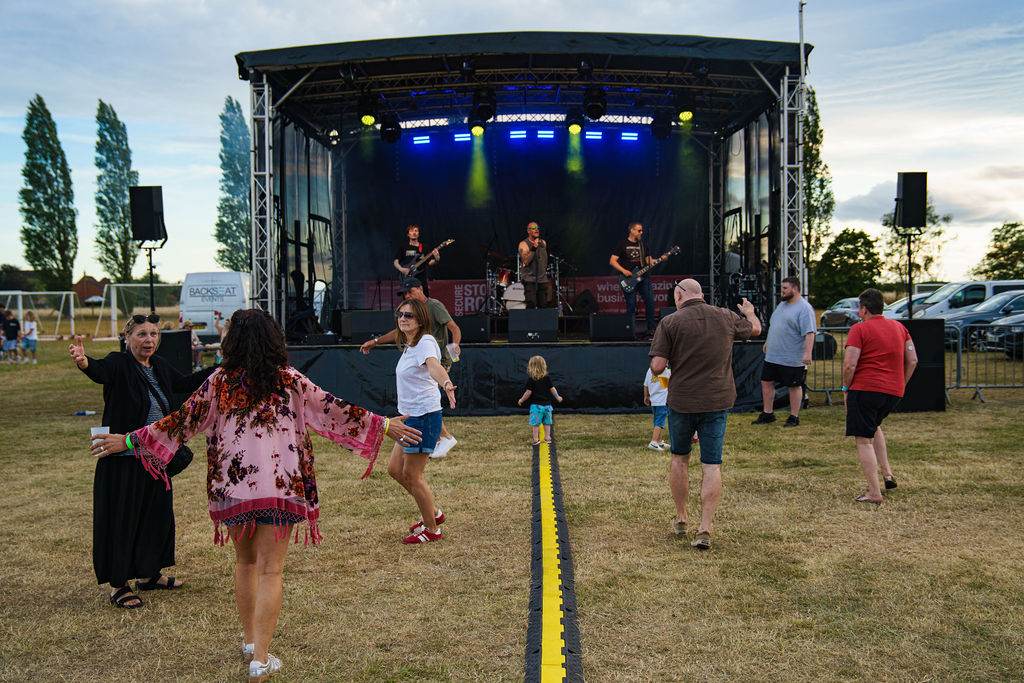 Langtoft Festival audience